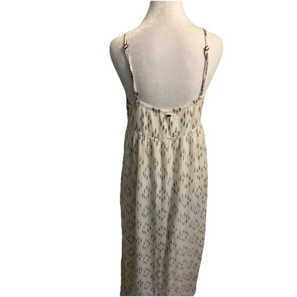 O' Neill Lagoon Maxi Dress Yellow Summer Boho Sundress Surfer Beachy Fairy Sz 7 - Picture 12 of 12